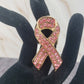 Adjustable band Breast cancer awareness Ring *New*