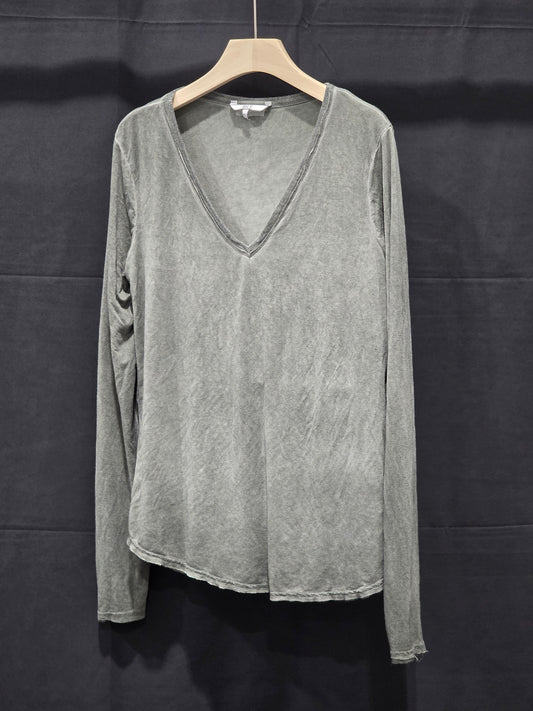 Women's Grey long sleeve shirt size Medium