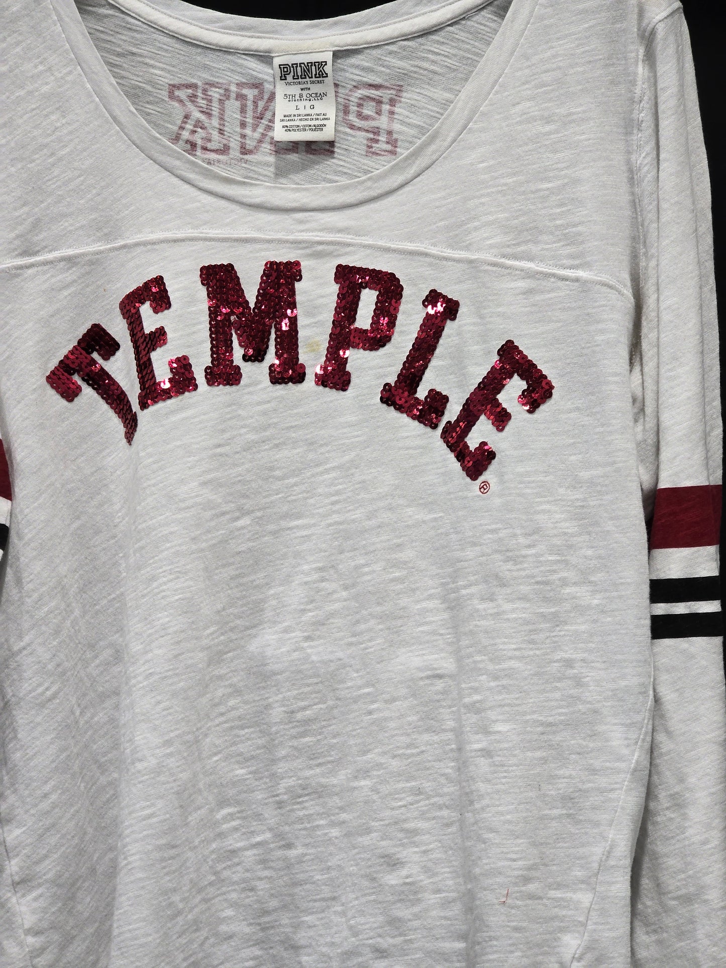 Women's long sleeve Temple Tshirt by PINK