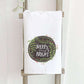 Merry & Bright Wreath - Cotton Tea Towel