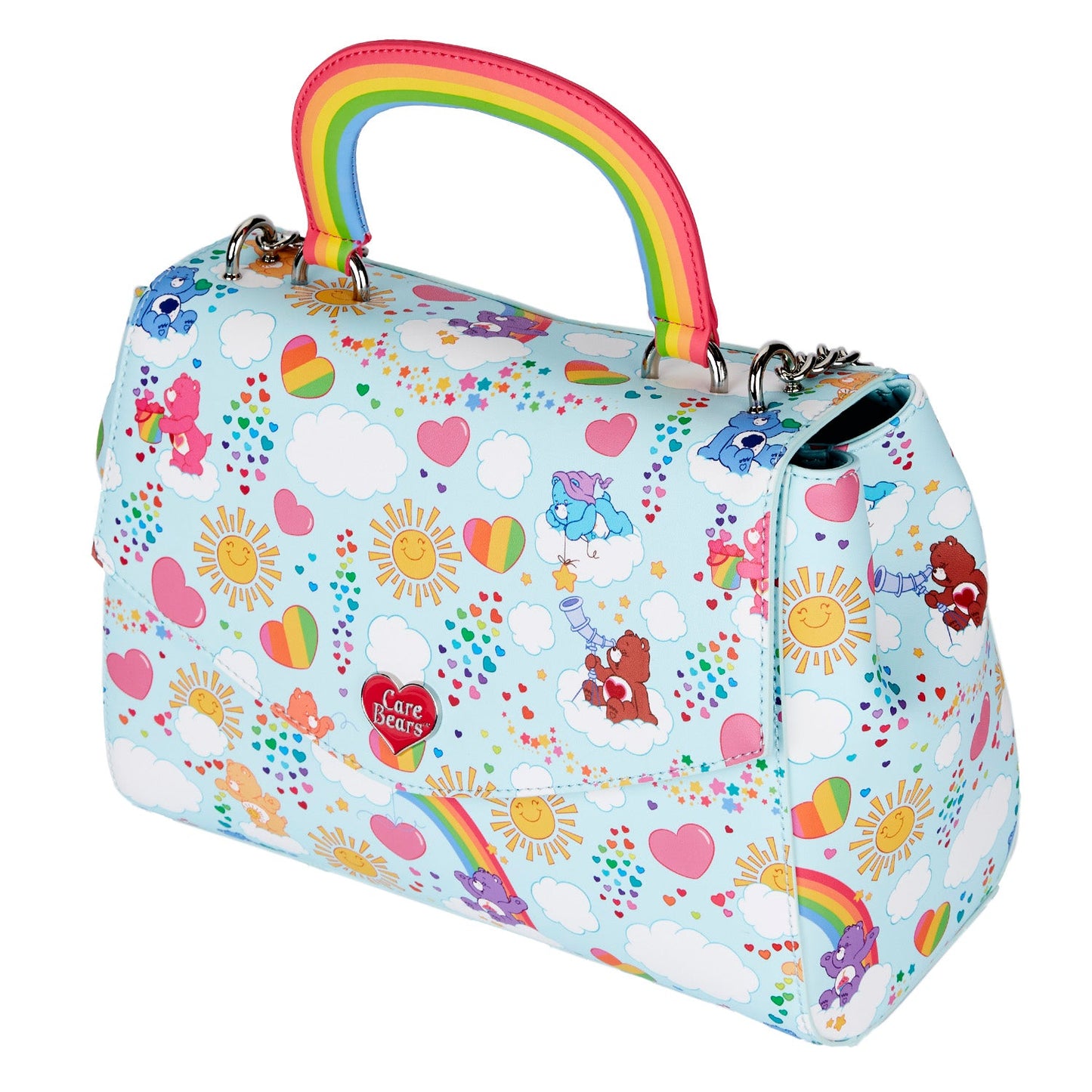 Loungefly Care Bears 40th Anniversary Crossbody Bag