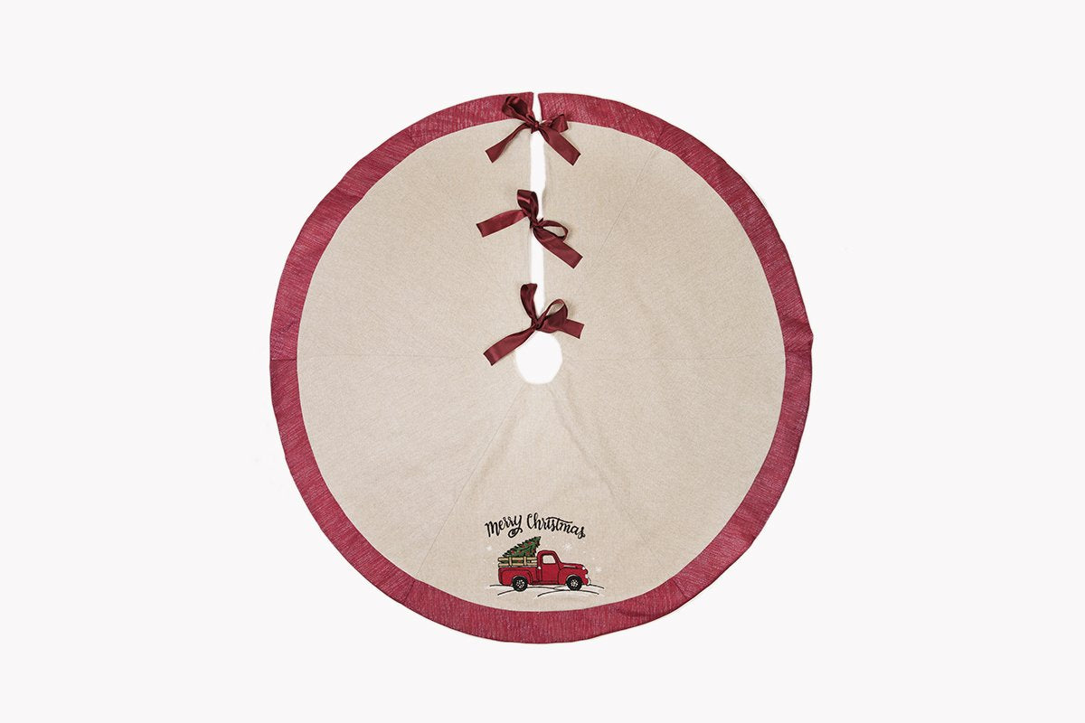 Christmas Truck Tree Skirt 56''