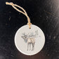 Winter Buck - Ornament