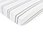 Grey Stripe Crib Sheet