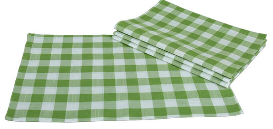 Gingham Check Placemats, 13"x19", Set of 4