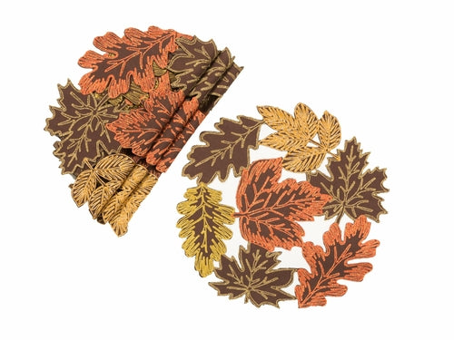 Autumn Leaves 16'' Placemats, Set of 4