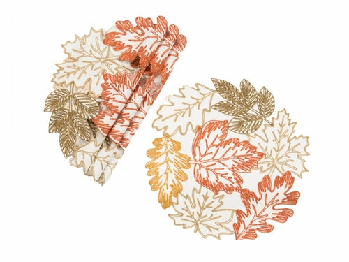 Autumn Leaves 16'' Placemats, Set of 4