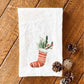 Christmas Stocking - Cotton Tea Towel