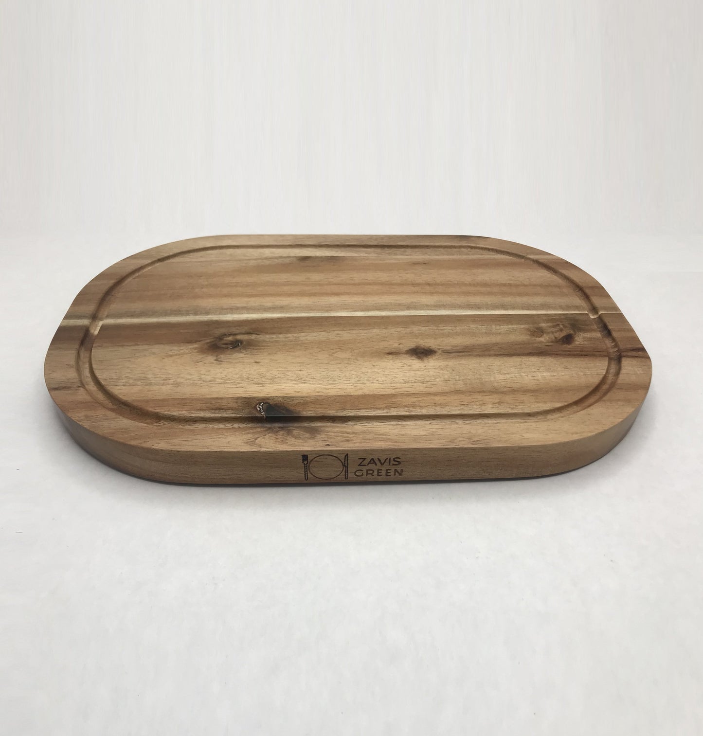 Acacia Wood Serving Rounded Cutting Board