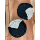 Macramé Drink Coasters, (7inch)