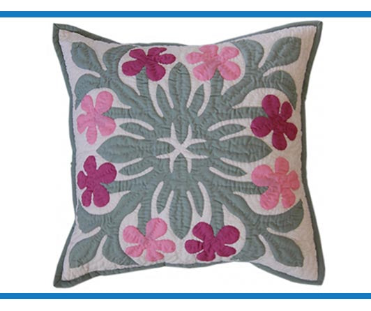 18″ Pillow Slip – Pink Plumeria