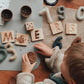 Capital letter tray