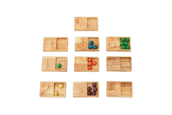 Counting and writing tray