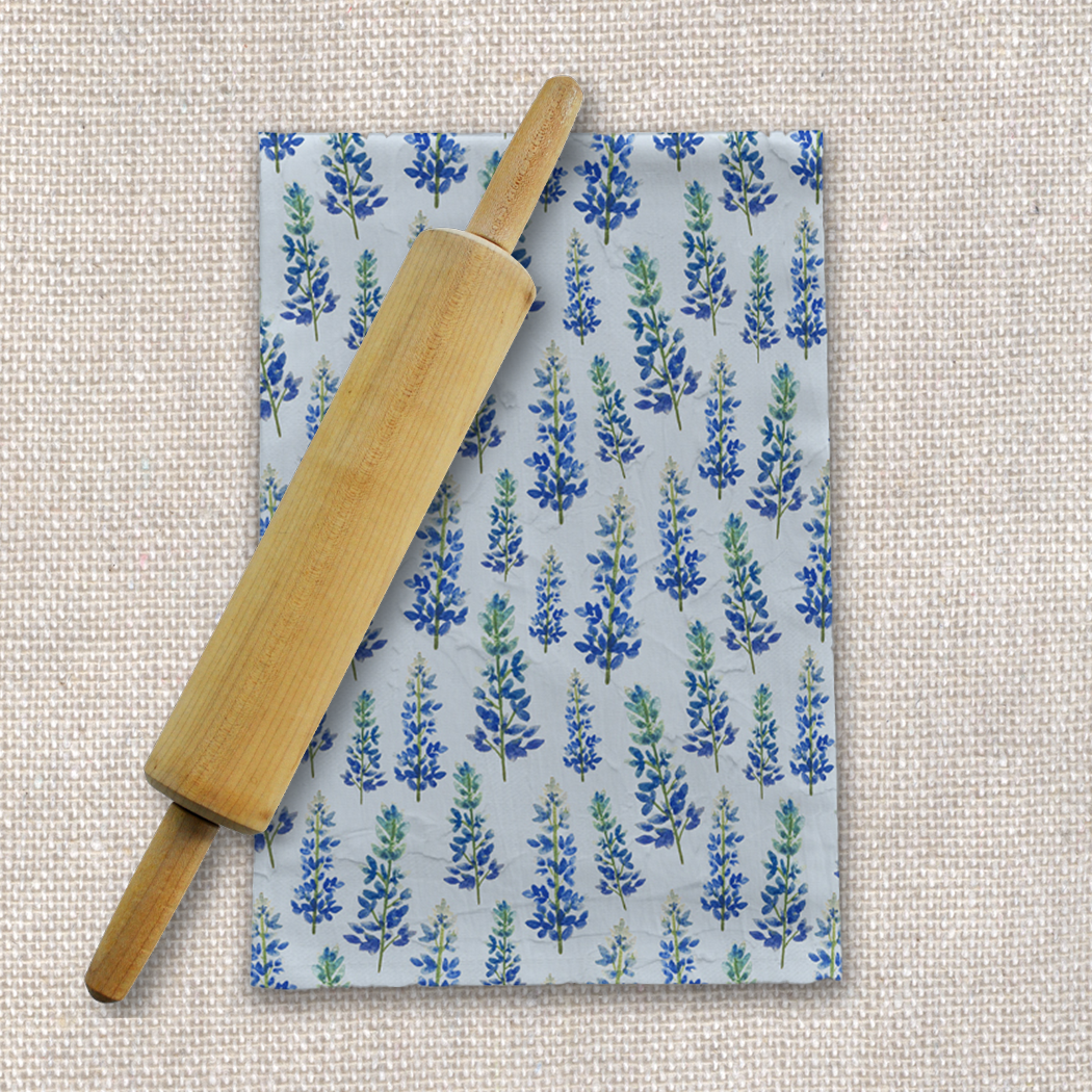 Blue Bonnet Tea Towel