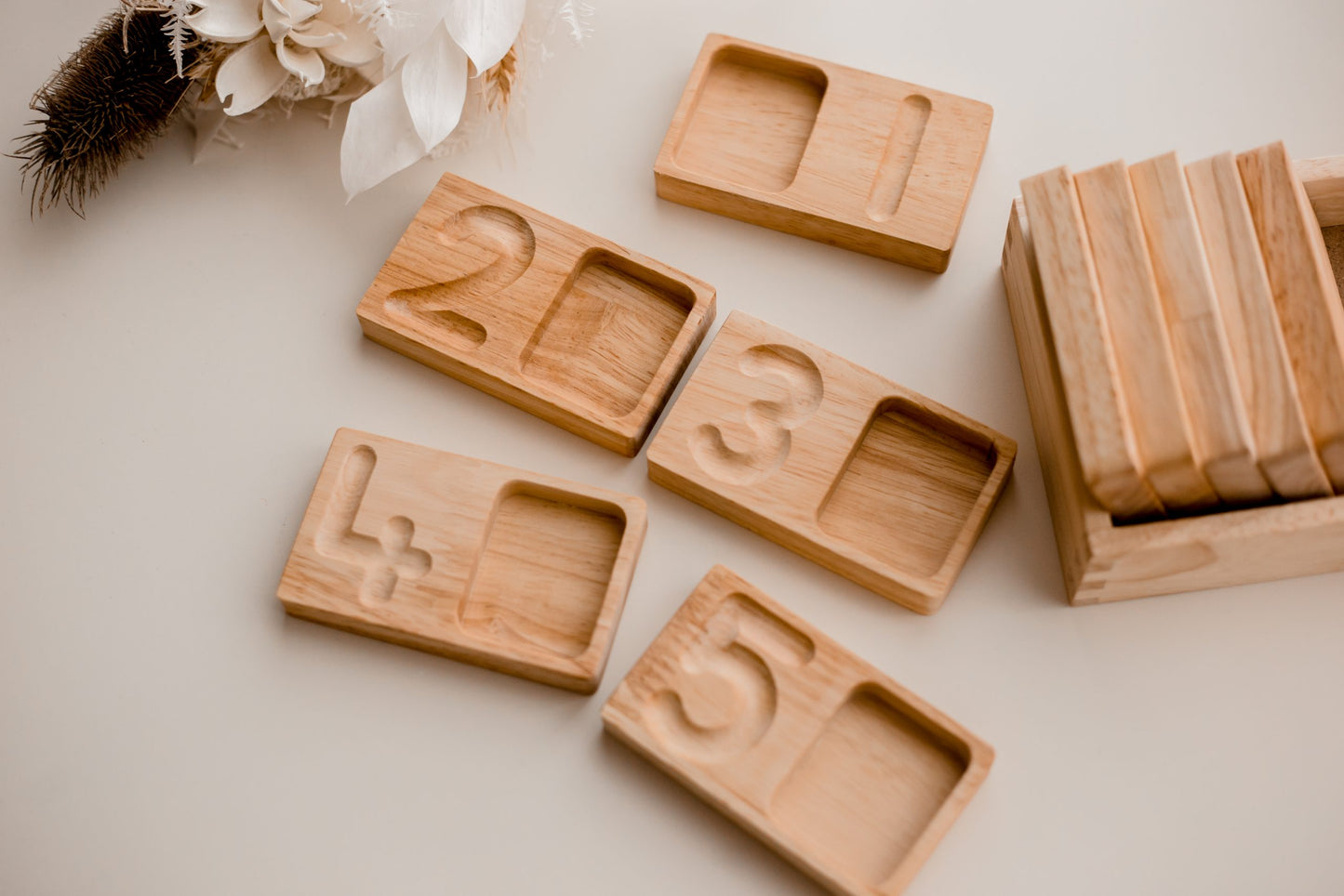 Counting and writing tray