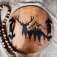 Deer and Mountains Wooden Serving Tray