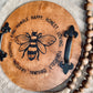 Bee Happy Wooden Serving Tray