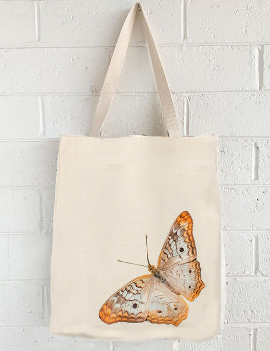 Orange Butterfly Tote, College Student Gift, Mother's Day Gift, Easter